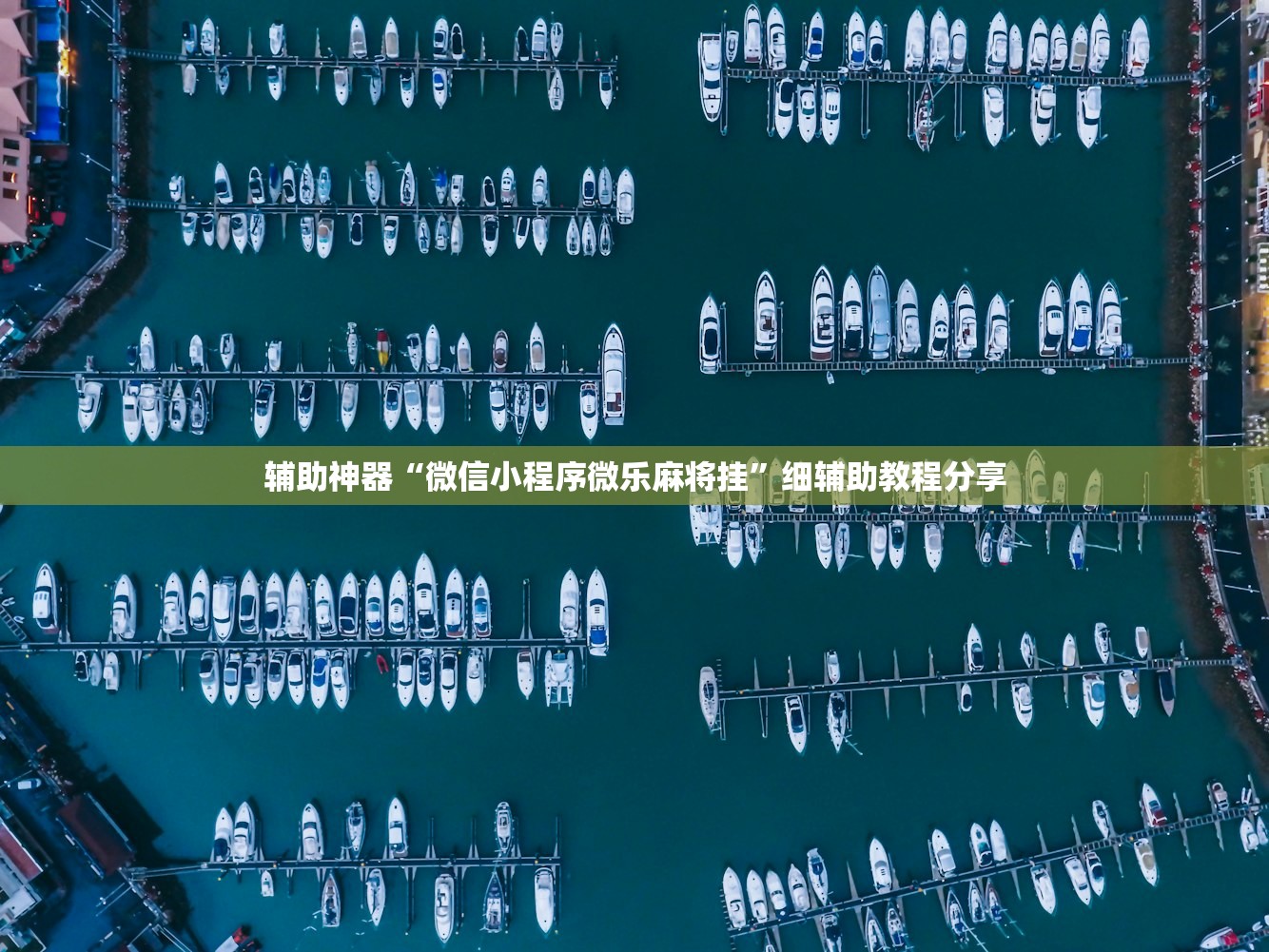 辅助神器“微信小程序微乐麻将挂”细辅助教程分享