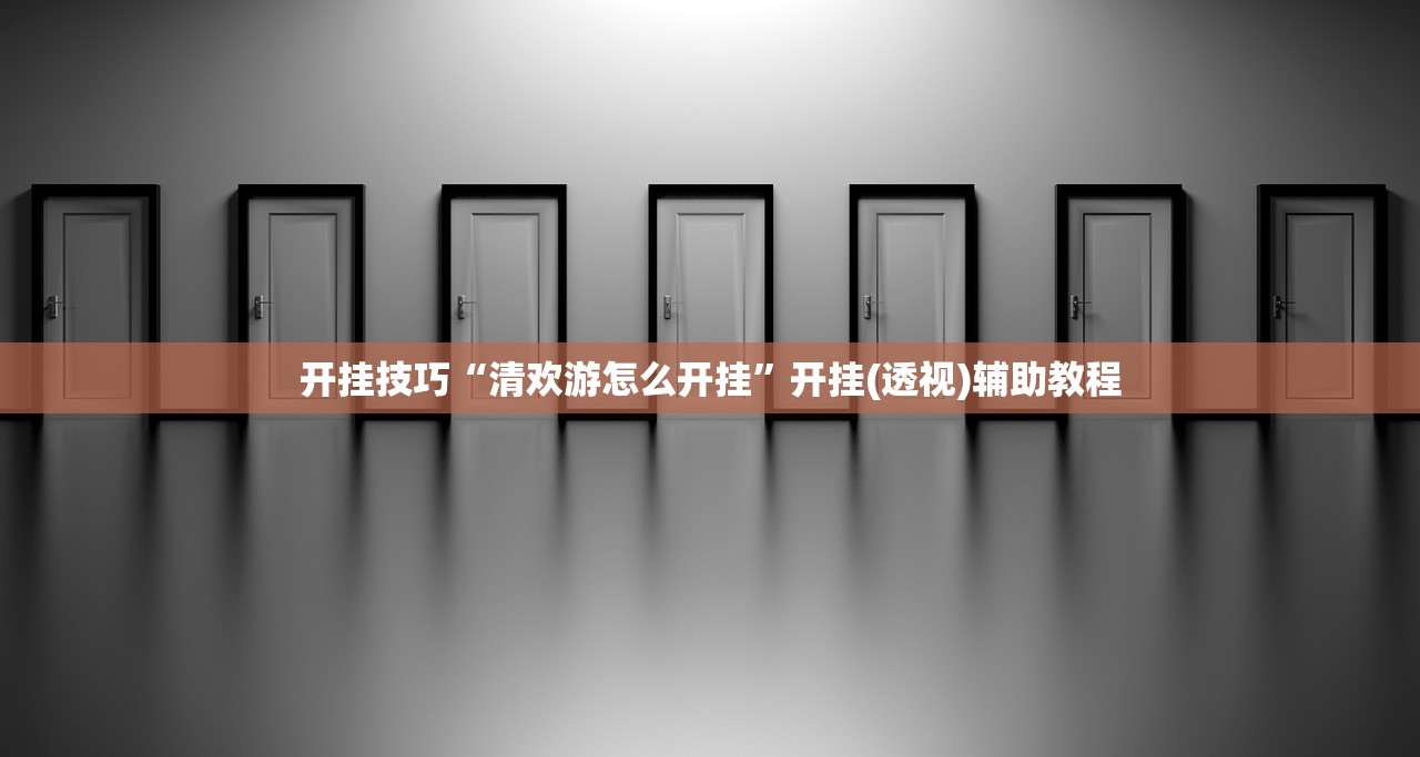 开挂技巧“清欢游怎么开挂”开挂(透视)辅助教程