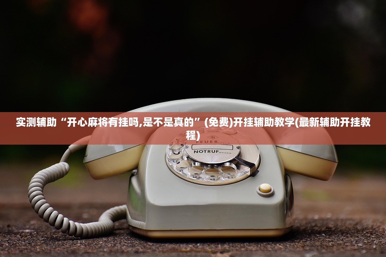 实测辅助“手机中至麻将到底有没有挂”开挂(透视)辅助神器